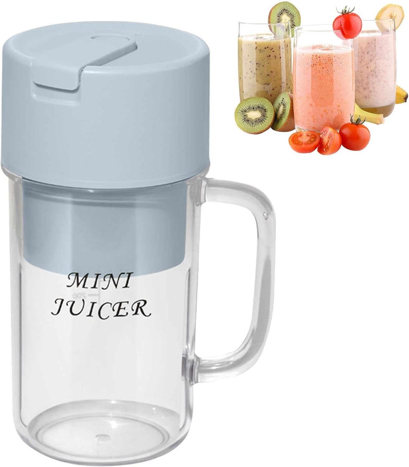 Blend on the Move: Rechargeable Electric Juicer for Fresh Fruit Smoothies Anywhere You Go!