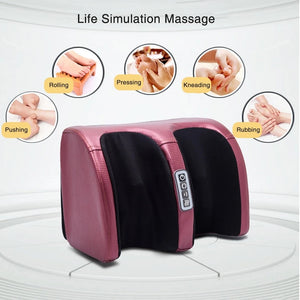 Hot Compression Electric Foot Massager Heating Therapy Shiatsu Kneading Roller Muscle Relaxation Pain Relief Foot Spa Machines