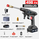 20000/30000mAh Car Wash Gun Washer 60Bar Spray Nozzle High Pressure Cleaner for Auto Home Garden Cleaning Car Washing Machine
