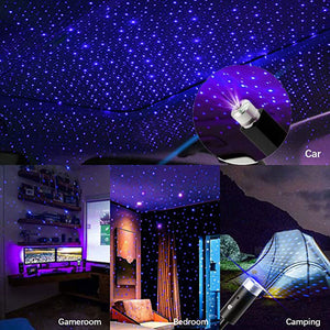 LED Starry Sky Night Light: 5V USB-Powered