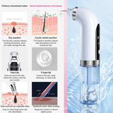Vacuum Blackhead Remover Instrument Portable Facial Pore Cleaner Beauty Device Comedo Acne Suction Blackhead Remover Vacuum