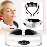 Electric Pulse Back and Neck Massager Far Infrared Heating Pain Relief Health Care Relaxation Tool